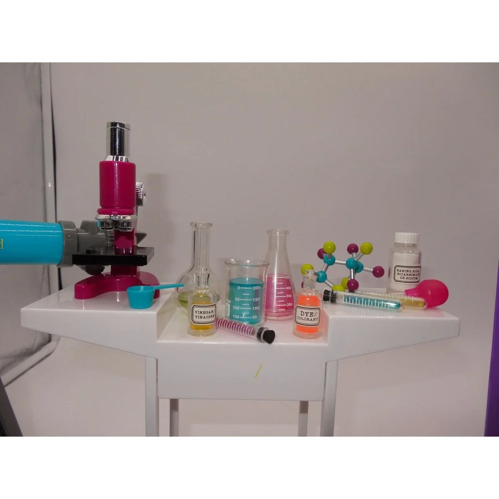 American Girl Doll Science Fair Set Our Generation Science Items Telescope Lab